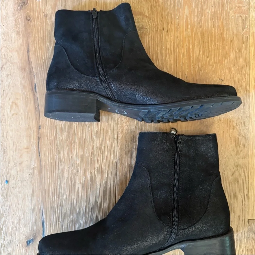 🔥SUEDE BLACK BOOTS 🔥sz 8 Sessto Meucci price firm!